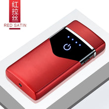 将图片加载到图库查看器,New net red high power windproof arc usb rechargeable lighter