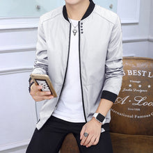 画像をギャラリービューアに読み込む, Men's windbreaker Jacket Slim Fit