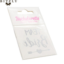 Cargar imagen en el visor de la galería, Bridesmaid Team Temporary Tattoo Bachelorette Party Sticker