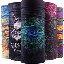 Load image into Gallery viewer, Multi-functional Seamless Tubular Magic Bandanas Tube Scarf