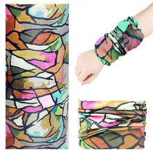 Load image into Gallery viewer, Multi-functional Seamless Tubular Magic Bandanas Tube Scarf