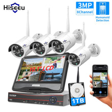 画像をギャラリービューアに読み込む, Wireless Surveillance Camera 1080P CCTV Kit with 10.1" Monitor 2.0MP Outdoor Weatherproof Security Camera 8CH