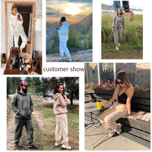 将图片加载到图库查看器,Cozy tracksuits hooded