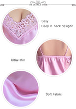 将图片加载到图库查看器,Lace Sleepwear Silk Satin