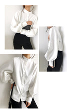 将图片加载到图库查看器,Stunning Big Lantern Sleeve Blouse