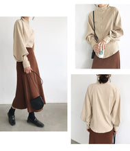 将图片加载到图库查看器,Stunning Big Lantern Sleeve Blouse