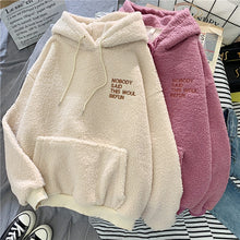 将图片加载到图库查看器,Fleece Flannel Pullover Female Sweatshirt