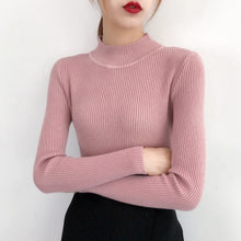 将图片加载到图库查看器,Ladies fashion Knitted Jumper Autumn Winter Tops
