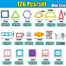Cargar imagen en el visor de la galería, Building Toy Plastic Magnetic Blocks Educational Toys For Kids Gifts