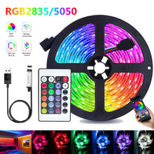 Kép betöltése a galériamegjelenítőbe: LED Strip Light RGB 5050 Bluetooth IR Remote Control