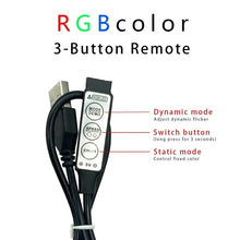 Kép betöltése a galériamegjelenítőbe: LED Strip Light RGB 5050 Bluetooth IR Remote Control