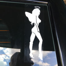 Cargar imagen en el visor de la galería, ANGEL DEVIL Sexy Girl fun Personality Car Sticker