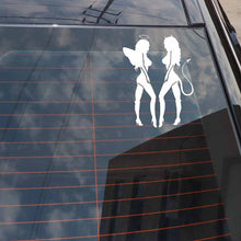 Cargar imagen en el visor de la galería, ANGEL DEVIL Sexy Girl fun Personality Car Sticker