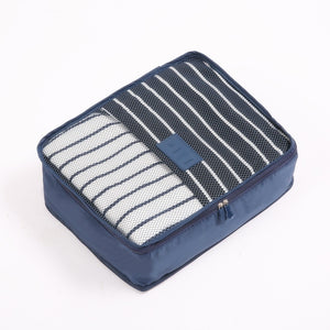 6Pcs/set Travel Organizer Storage Bags Luggage Organizer Clothes Tidy Pouch