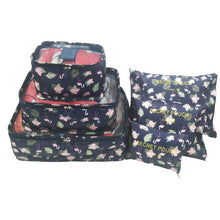 Kép betöltése a galériamegjelenítőbe: 6Pcs/set Travel Organizer Storage Bags Luggage Organizer Clothes Tidy Pouch
