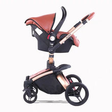 Kép betöltése a galériamegjelenítőbe: Baby Stroller 3 in 1 Luxury Pram For Newborn 360 rotating baby Pushchair shell
