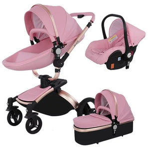 Baby Stroller 3 in 1 Luxury Pram For Newborn 360 rotating baby Pushchair shell