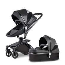 Kép betöltése a galériamegjelenítőbe: Baby Stroller 3 in 1 Luxury Pram For Newborn 360 rotating baby Pushchair shell
