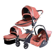 Kép betöltése a galériamegjelenítőbe: Baby Stroller 3 in 1 Luxury Pram For Newborn 360 rotating baby Pushchair shell
