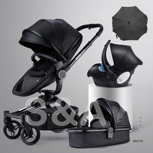 360 ° rotation 3in1 baby stroller for newborn up to 36 months