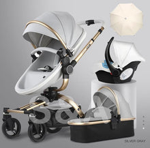 Kép betöltése a galériamegjelenítőbe: 360 ° rotation 3in1 baby stroller for newborn up to 36 months
