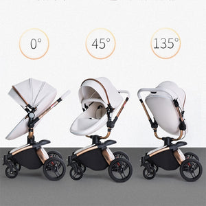 360 ° rotation 3in1 baby stroller for newborn up to 36 months