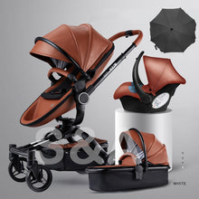 Kép betöltése a galériamegjelenítőbe: 360 ° rotation 3in1 baby stroller for newborn up to 36 months
