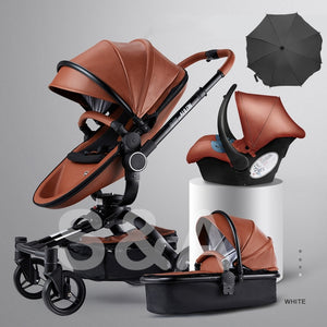 360 ° rotation 3in1 baby stroller for newborn up to 36 months