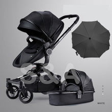 Charger l&#39;image dans la galerie, 360 ° rotation 3in1 baby stroller for newborn up to 36 months
