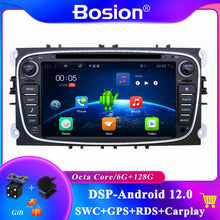 Charger l&#39;image dans la galerie, 2 Din Android 12 Car DVD Multimedia Player GPS Navi For Ford Focus
