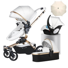 Charger l&#39;image dans la galerie, 360 ° rotation 3in1 baby stroller for newborn up to 36 months
