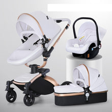 Kép betöltése a galériamegjelenítőbe: Baby Stroller 3 in 1 Luxury Pram For Newborn 360 rotating baby Pushchair shell
