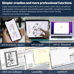 NEJE 3 Plus Laser Engraving Cutting Machine