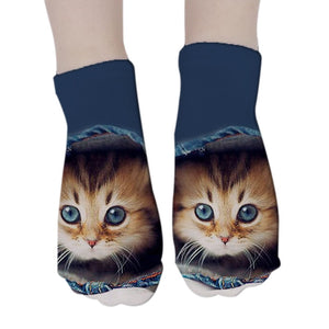 Funny animal Cute 3D Print Socks