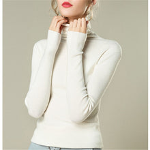 Load image into Gallery viewer, Casual Turtleneck Slim Knitted Sweater
