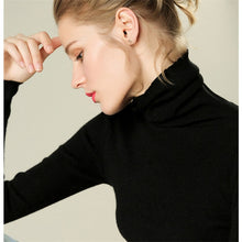 将图片加载到图库查看器，Casual Turtleneck Slim Knitted Sweater
