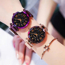 Kép betöltése a galériamegjelenítőbe: Luxury Starry Sky Women Watches
