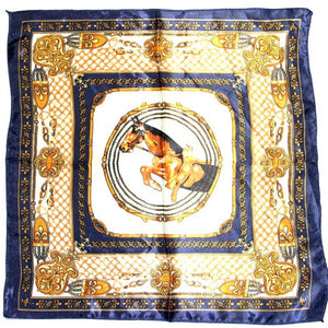 New 50*50 Elegant Spring Printed Silk Scarf