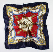 Kép betöltése a galériamegjelenítőbe: New 50*50 Elegant Spring Printed Silk Scarf
