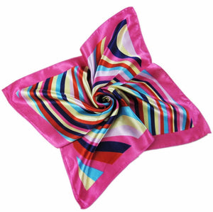 New 50*50 Elegant Spring Printed Silk Scarf