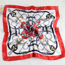 Kép betöltése a galériamegjelenítőbe: New 50*50 Elegant Spring Printed Silk Scarf
