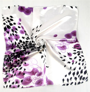 New 50*50 Elegant Spring Printed Silk Scarf