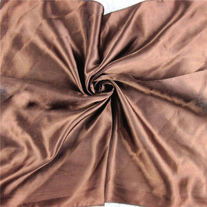 New 50*50 Elegant Spring Printed Silk Scarf