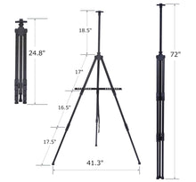 Charger l&#39;image dans la galerie, Foldable Travel Easel Aluminum Alloy Easel Sketch Drawing
