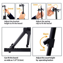 画像をギャラリービューアに読み込む, Foldable Travel Easel Aluminum Alloy Easel Sketch Drawing
