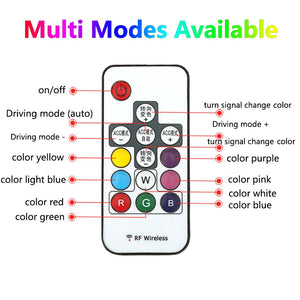 Sequential Flowing RGB Daytime Running Light