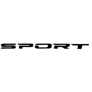 SPORT Typeface Decal Sticker