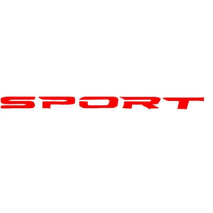 SPORT Typeface Decal Sticker