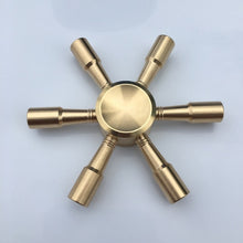 Kép betöltése a galériamegjelenítőbe: Copper Core Bullet Shape Hand Spinner
