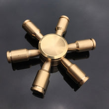 Kép betöltése a galériamegjelenítőbe: Copper Core Bullet Shape Hand Spinner
